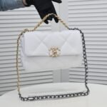 Chanel Lambskin Quilted Small 19 Flap Shoulder Bag Handbag - Image 5