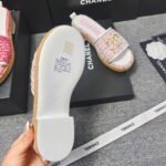 Chanel Chunky Chain Alphabet High Heels Sandals Slippers Shoes - Image 9