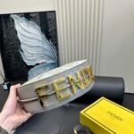 Fendi FF Logo Half Moon Bag Wristlet Shoulder Crossbody Tote Bag - Image 7