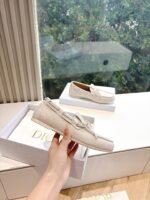 Dior Shoes Chanristian Dior Logo Buckle Flat Loafers Casual Slipper Shoes - Image 4