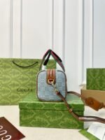Gucci Denim Mini Handbag and Crossbody Bag - Image 5