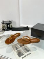 Chanel Clip Toe Flip Flops Slippers Sandals Shoes - Image 5