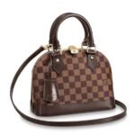 Louis Vuitton LV Alma BB PM Shoulder Bag Monogram Damier Ebene M53152