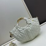 Dior 1681 Engraved Logo Adjustable Strap Shoulder Carryall Bag
