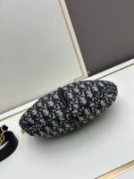 Dior 1681 Engraved Logo Adjustable Strap Shoulder Carryall Bag - Image 6