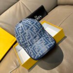 Fendi Baseball Cap - Double F Jacquard Best-Selling Canvas Leather
