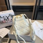 Dior Caro Leather Backpack 10A - Image 17