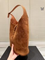 YSL Suede Tote Bag 32cm Ultra-Soft Microfiber - Image 4