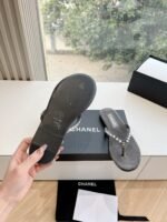 Chanel Clip Toe Slipper Sandals Shoes - Image 9