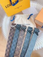 Louis Vuitton LV Leather Belts 1:1 Mirror Version - Image 6
