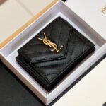 Saint Laurent YSL Leather Card Holder