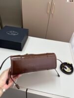 PRADA Brushed Leather Shoulder Bag - Image 4