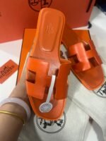 Hermes H Sandals Slippers Chunky Heels - Image 4