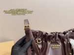 Prada Wrinkled Leather Motorcycle Tote Bag - Image 5