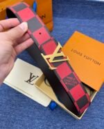 Louis Vuitton LV Leather Belts 1:1 Mirror Version