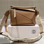 Loewe Puzzle Bag Handbag Shouder Bag Small Size With Cavans Strap - Image 4