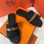 Hermes Sandals Slippers Chunky Heels