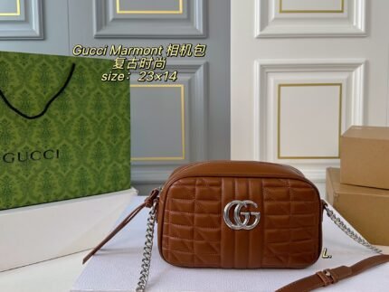 Gucci Marmont Diamond Tassel Camera Bag