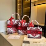 Dior Butterfly Embroidery Tote Bag 10A