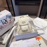 Dior Caro Leather Backpack 10A - Image 3