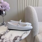 Prada Mesh Triangle Label Mary Jane Casual Slipper Shoes