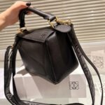 Loewe Puzzle Bag Handbag Shouder Bag Small Size With Cavans Strap - Image 8