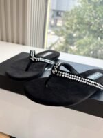 Chanel Clip Toe Slipper Sandals Shoes - Image 8