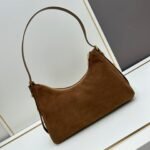 Prada Aimée medium suede shoulder bag 10A quality 1BC228 - Image 6