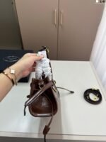 PRADA Brushed Leather Shoulder Bag - Image 3