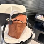 LOEWE Suede Puzzle Bag - Image 4