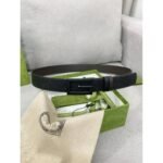 Gucci Cowhide Top Layer Paired with Fine Swivel Button Head 35MM - Image 5