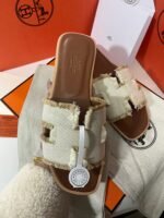 Hermes H Sandals Slipper Heels - Image 3