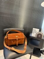Prada Explore Suede Shoulder Bag 33321 - Image 2