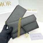 Dior Saddle Chain Wallet - Image 7
