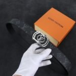 Louis Vuitton LV Leather Belts 1:1 Mirror Version