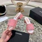 Chanel Slipper Sandals Heels Shoes - Image 2