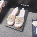 Chanel Chunky Chain Alphabet High Heels Sandals Slippers Shoes - Image 4