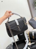 ​​YSL Messenger Bag 25cm Custom Embroidery Exclusive - Image 3