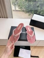 Chanel Clip Toe Slipper Sandals Shoes - Image 2