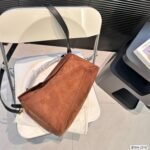 LOEWE Suede Puzzle Bag - Image 3