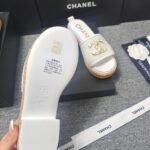 Chanel Chunky Chain Alphabet High Heels Sandals Slippers Shoes - Image 9