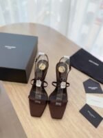 Saint Laurent YSL Heels Sandals Shoes - Image 4