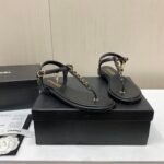 Chanel 25ss Chunky Heel Sandals Slippers Shoes - Image 2