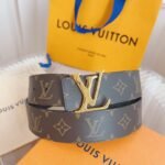 Louis Vuitton LV Leather Belts 1:1 Mirror Version