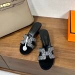 Hermes Slipper Sandals Heels Shoes - Image 4