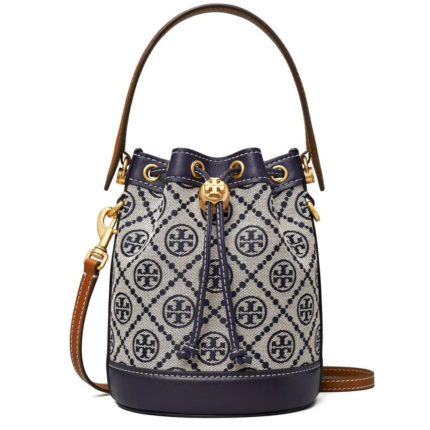 Tory Burch T Monogram Jacquard Bucket Bag