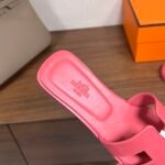 Hermes Oran H Square Heel High Heeled Sandals Slippers Shoes - Image 8