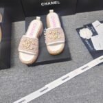 Chanel Chunky Chain Alphabet High Heels Sandals Slippers Shoes - Image 8