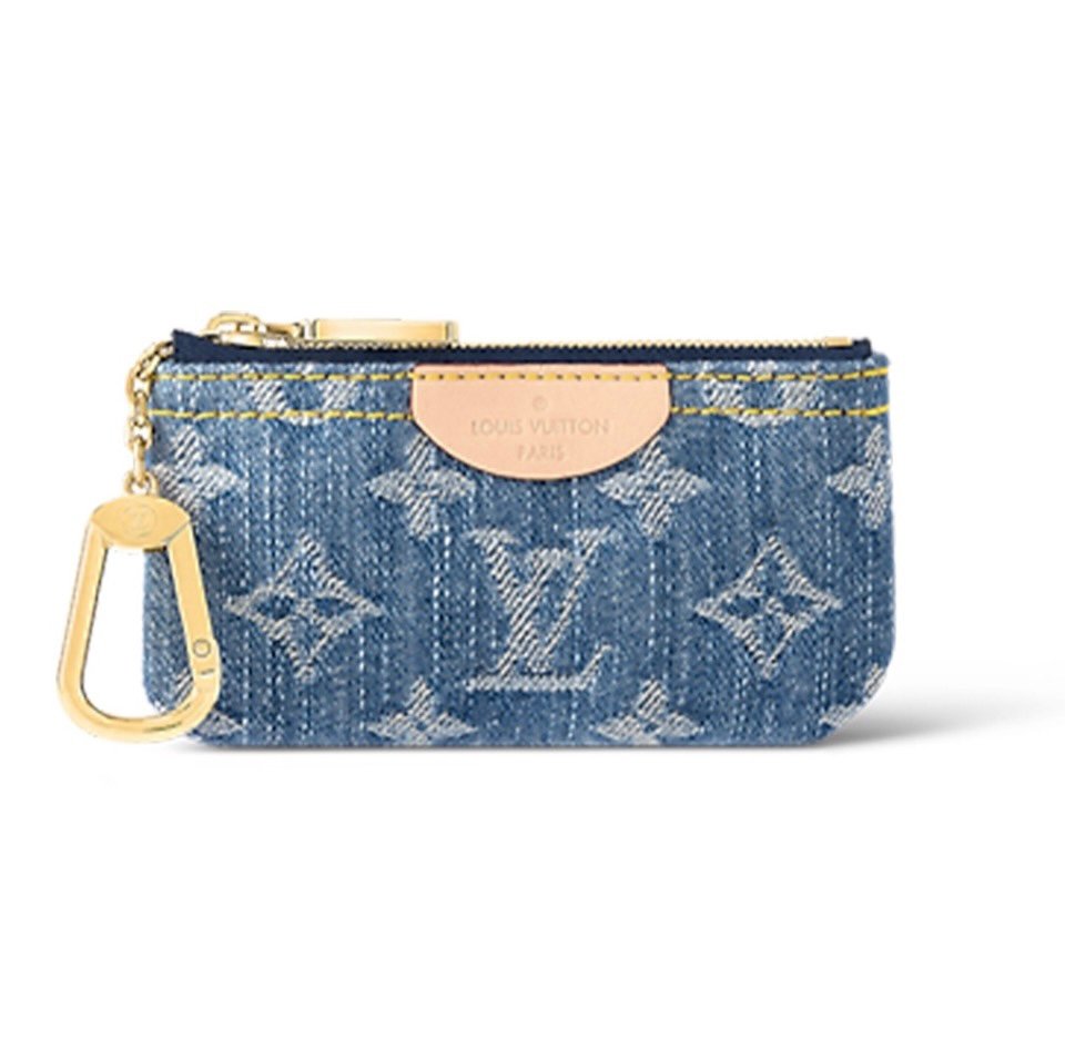 EC90B0C6-0150-5930-E8AE-6A979697F4D7 Louis Vuitton LV Denim Coin Wallet M82961 - Image 1