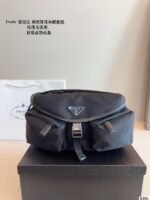 Prada Vintage Nylon Messenger Bag  Casual-Chic Unisex Satchel - Image 8